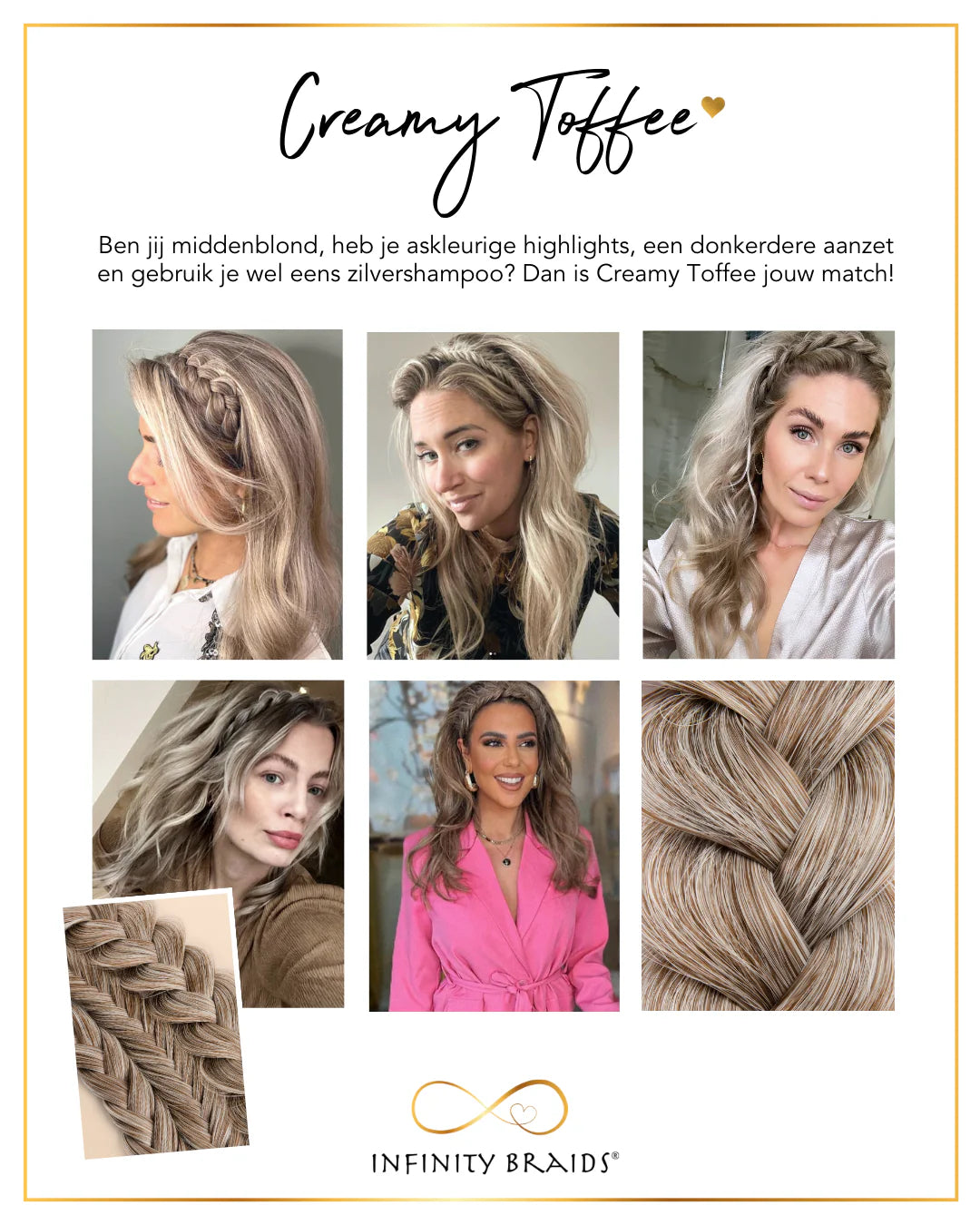 Infinity Braids Viènne Creamy Toffee