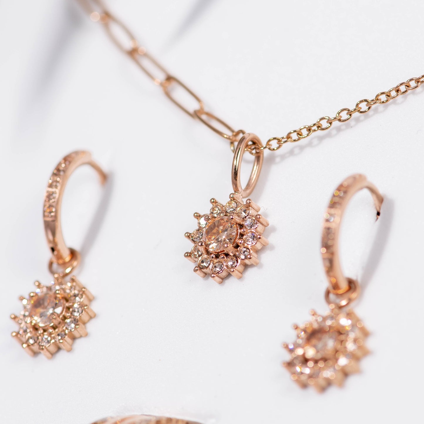 iXXXi Jewelry Giftset Lucia Peach Rosé-Goud