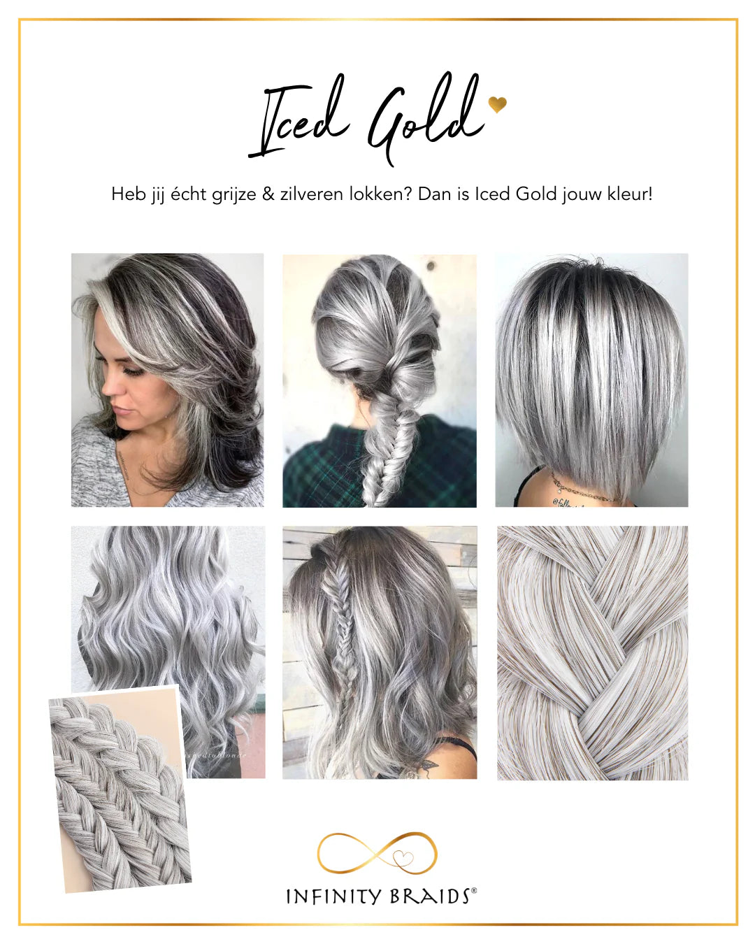 Infinity Braids Viènne Iced Gold