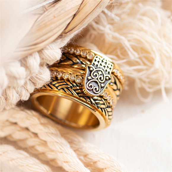 iXXXi Jewelry Filling Ring Boho Hand 2mm