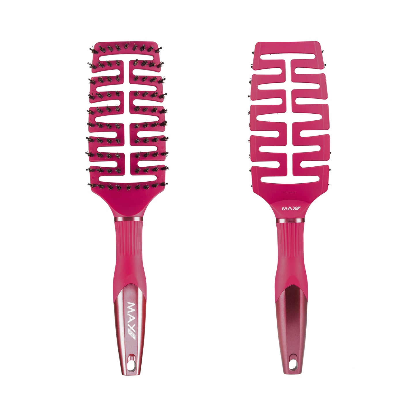 Max Pro Detangler Brush - Burgundy Beauty