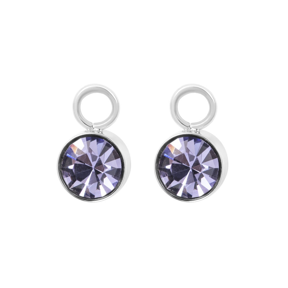 iXXXi Jewelry Hoop Charms Stone Tanzanite