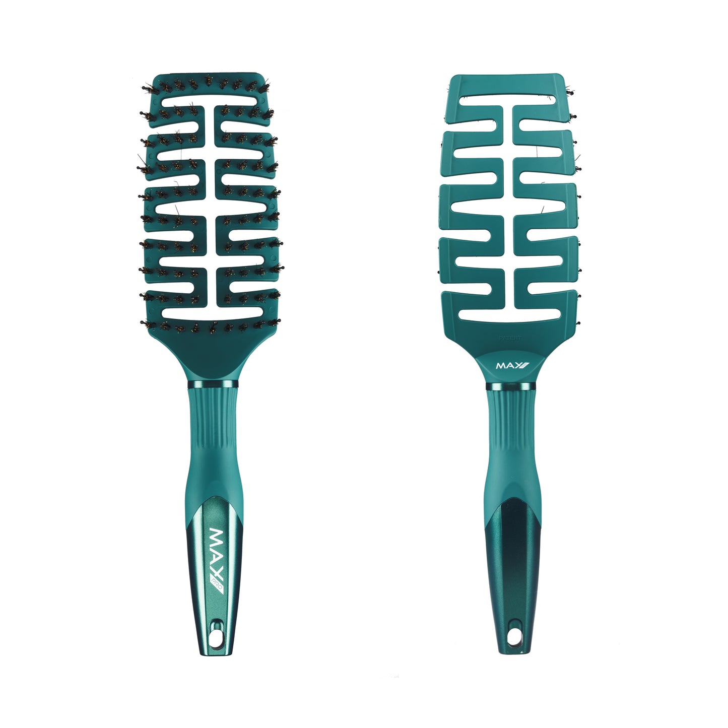 Max Pro Detangler Brush - Evergreen Elegance