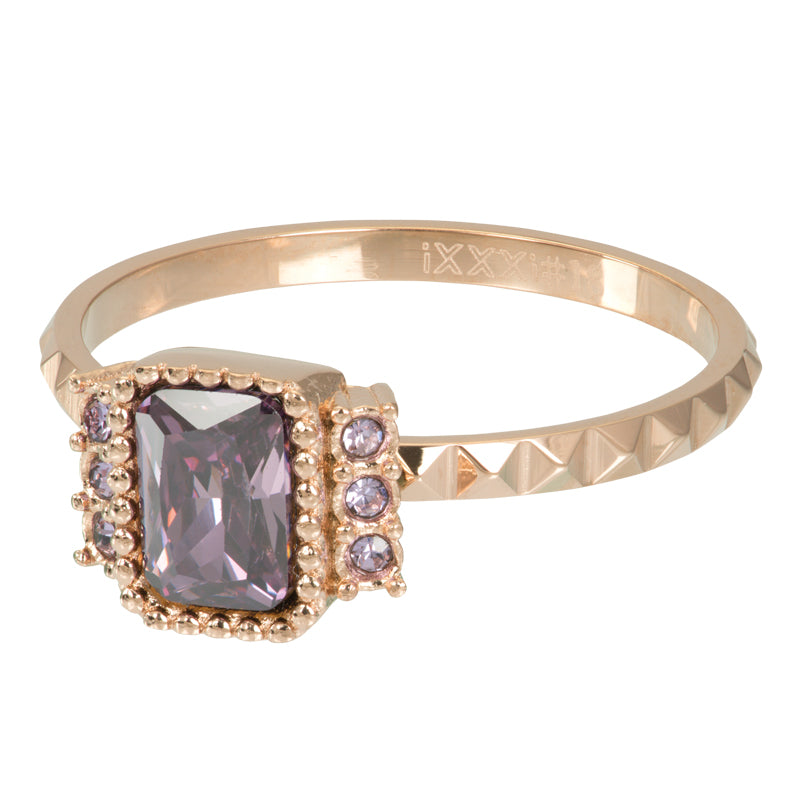 Fame Classic Miracle Tanzanite Ring Set Rose Gold/Tanzanite