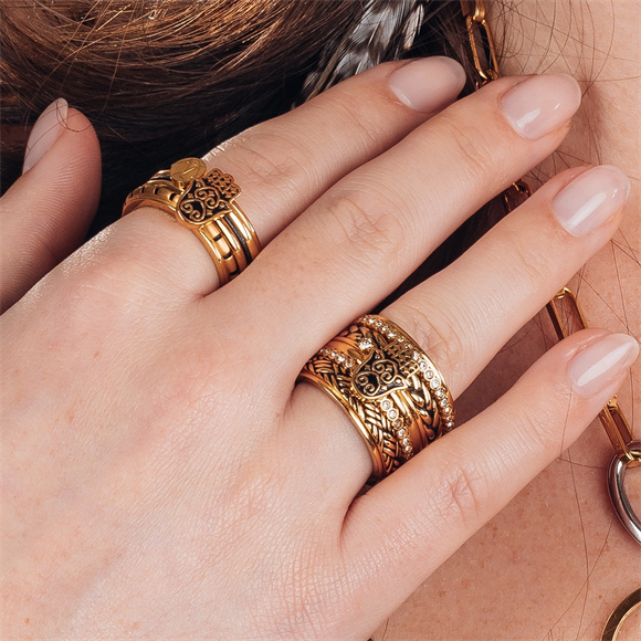 iXXXi Jewelry Filling Ring Boho Hand 2mm