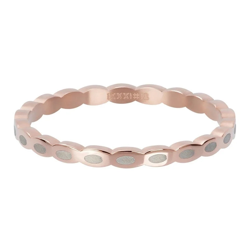 Composite iXXXi ring Flat Circles Rose Gold