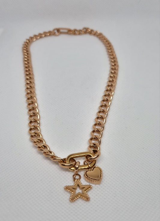 Composite iXXXi Connect Necklace Jill Rose-Gold