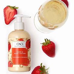 CND SCENTSATIONS STRAWBERRY & PROSECCO LOTION - 245 ML