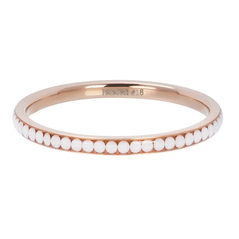 Composite iXXXi ring Flat Circles Rose Gold