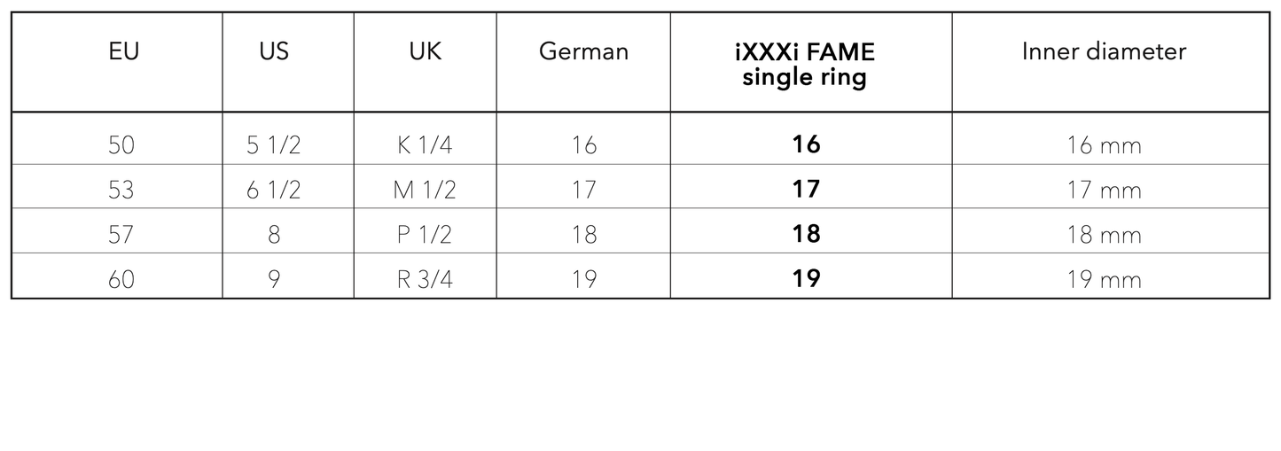 iXXXi Fame Ring Lightning with stones