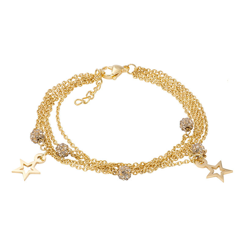 Armband Chain Ball Star