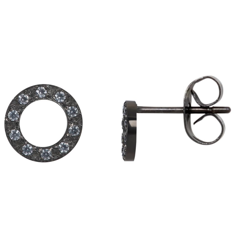 iXXXi Ear studs Circle Stone 10mm