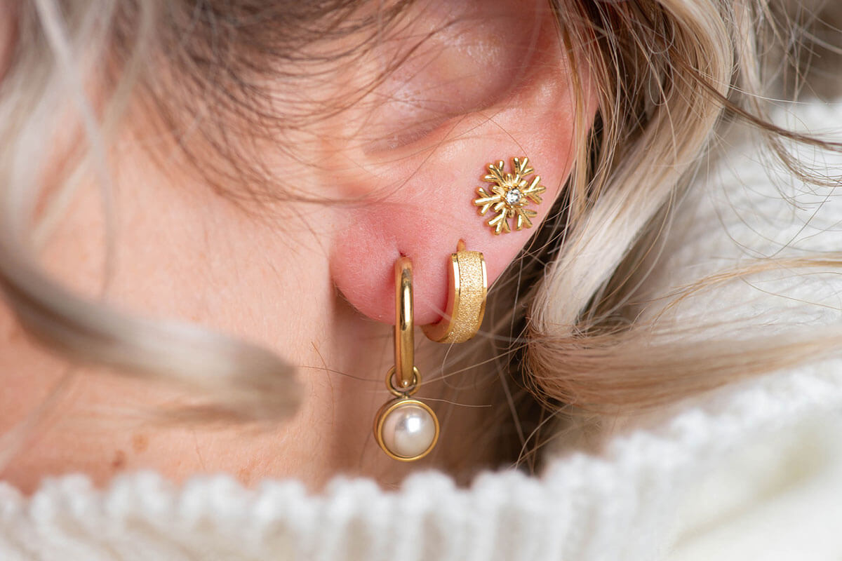 iXXXi Ear Studs Snowflake