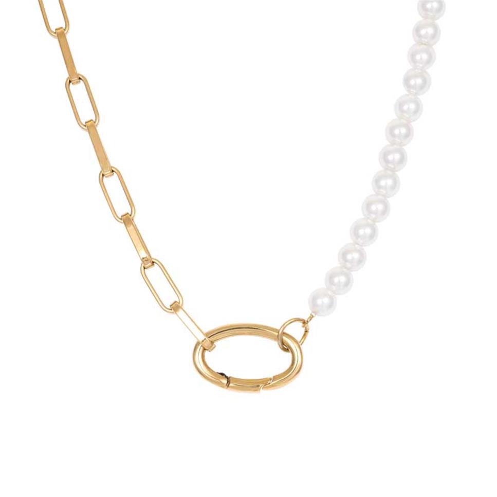 iXXXi Jewelry Necklace Square Chain Pearl