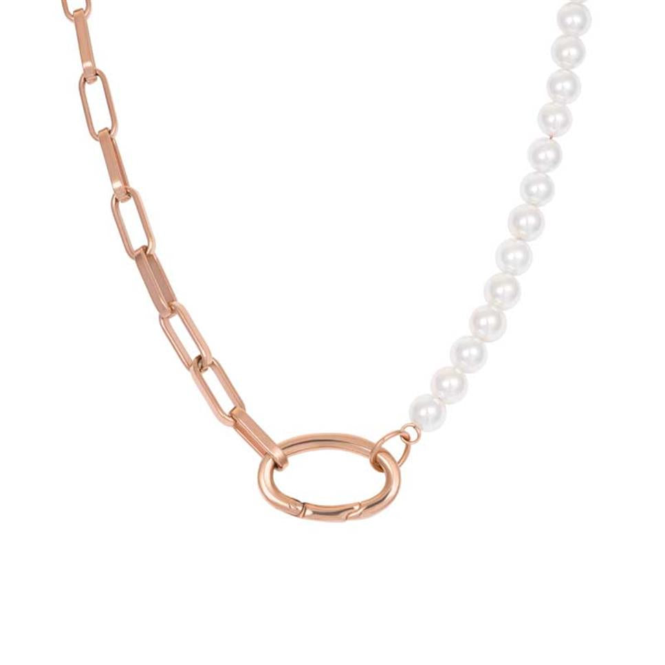 iXXXi Jewelry Necklace Square Chain Pearl