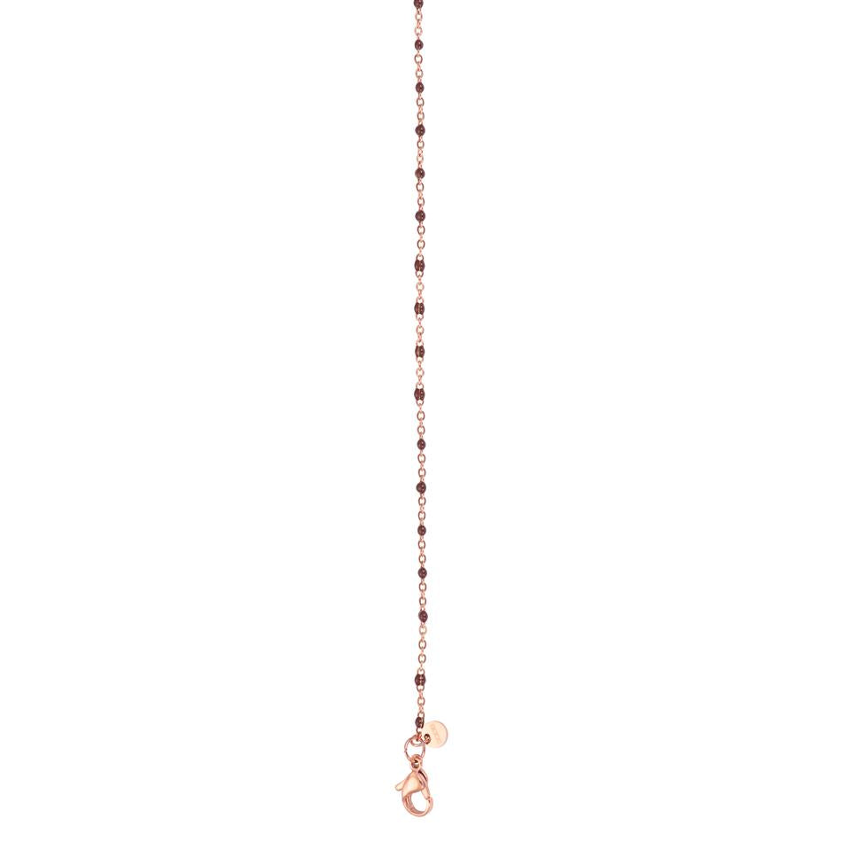 iXXXi Jewelry Necklace 1mm Brown beads