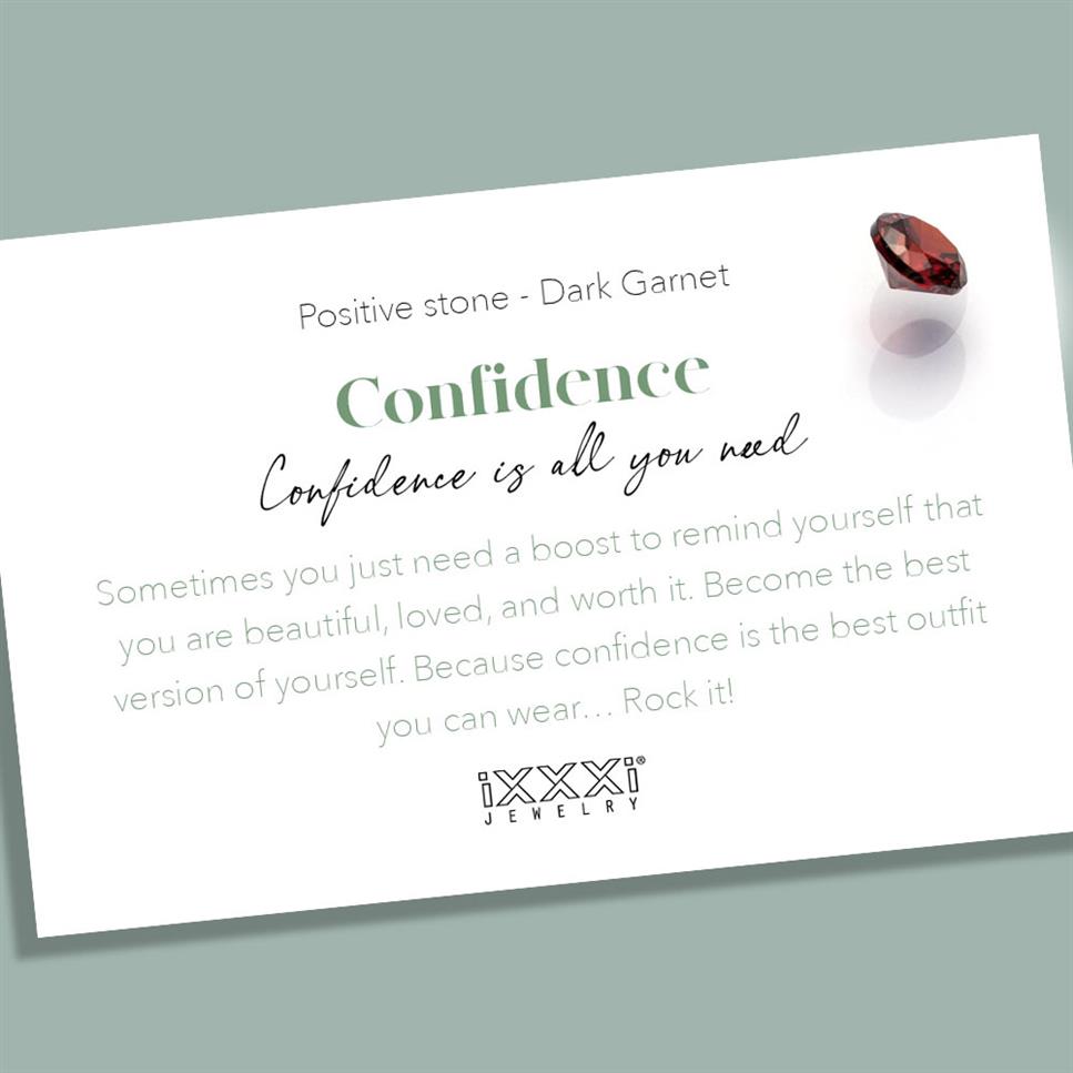 iXXXi Jewelry Creartive Dark Garnet - Confidence