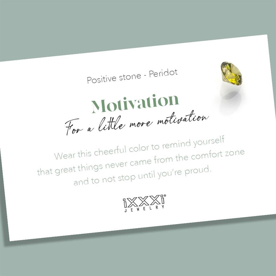 iXXXi Jewelry Creartive Peridot - Motivation