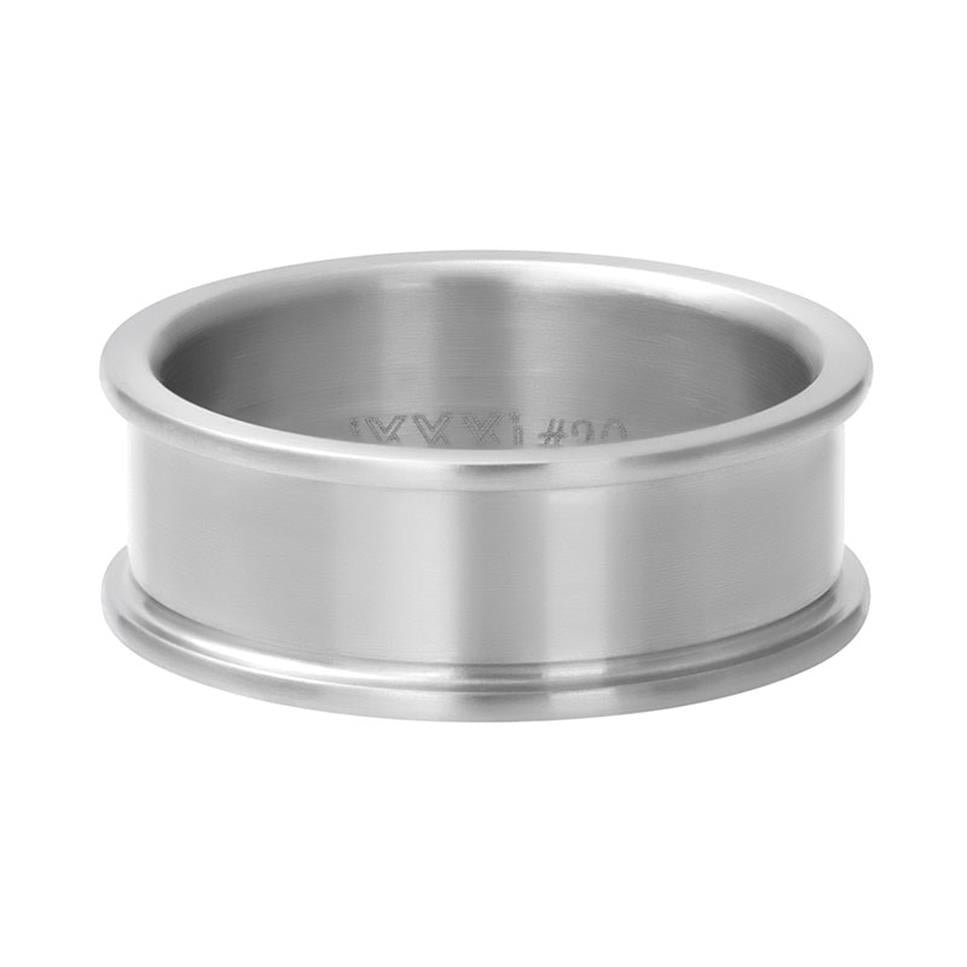 iXXXi Men Base ring Silver 8 mm