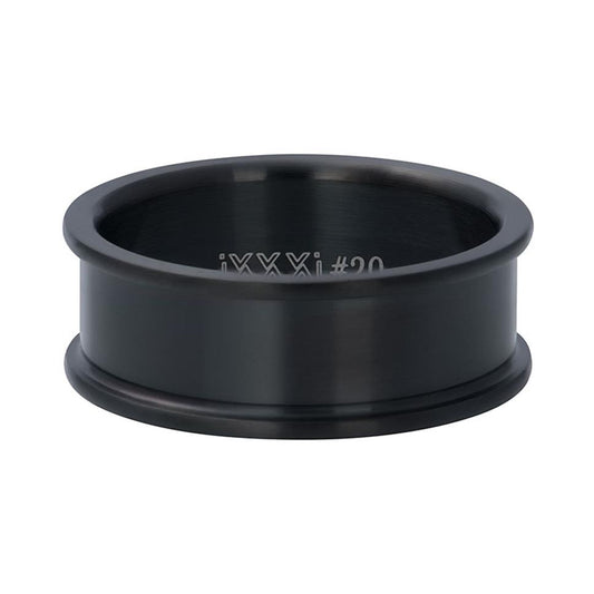 iXXXi Men Base ring Black 8 mm